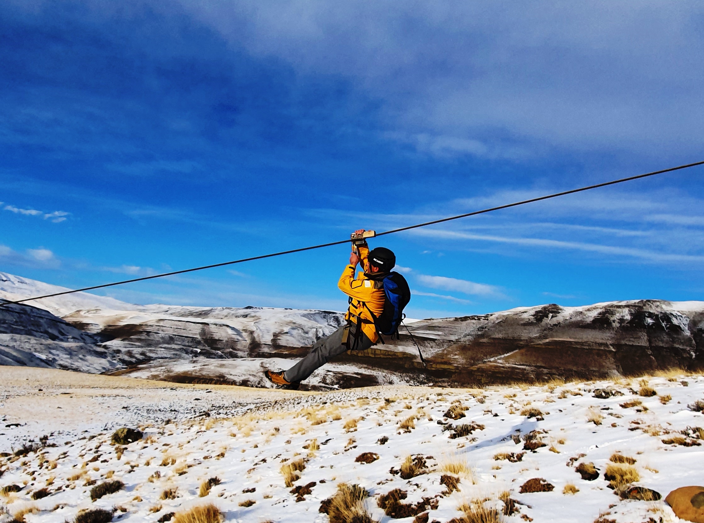 Cerro Huyliche 4&times;4 y Zipline - Nieve - Lauke Tours